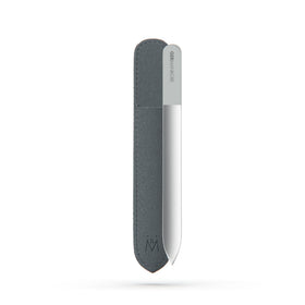 GERMANIKURE Czech crystal glass nail file with precise tip for smoothing natural nails.