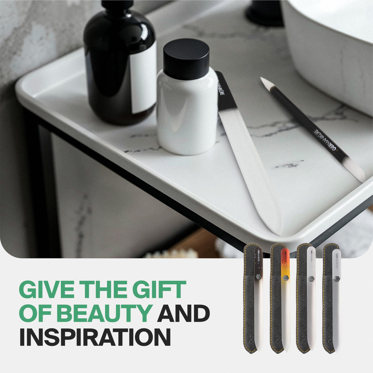 GERMANIKURE eco-friendly packaging supports sustainable shopping.