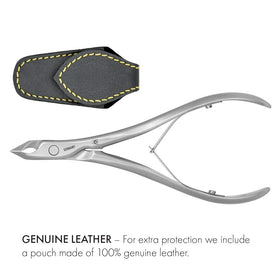 GERMANIKURE hairline gap check demonstrates meticulous quality in manufacturing.