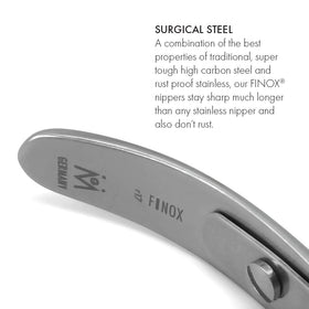 GERMANIKURE high-carbon stainless steel blade offers durability and longer edge life.