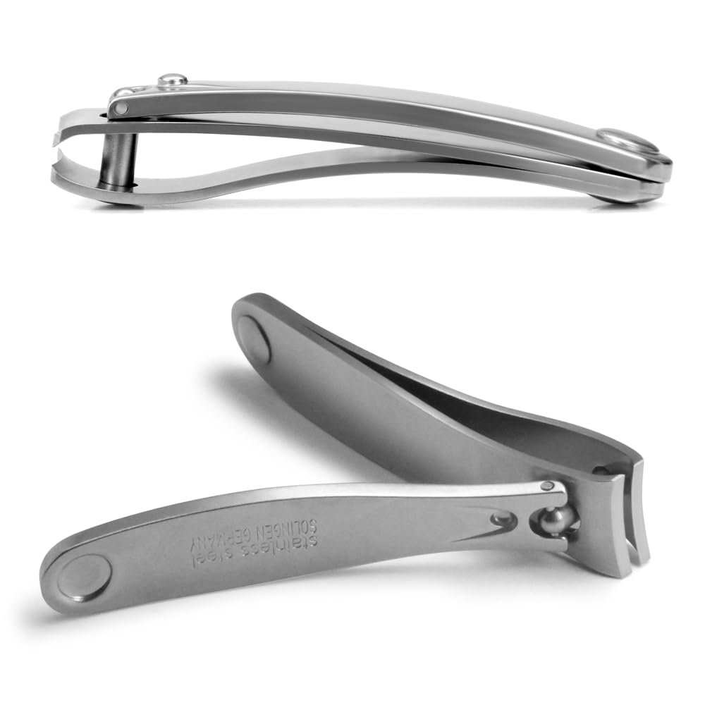 GERMANIKURE leather case travel essential clipper stored securely.