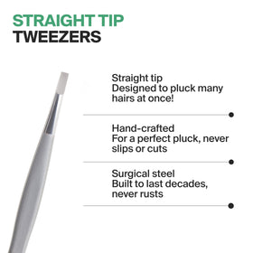 GERMANIKURE leather case protects the tweezers during travel and storage.
