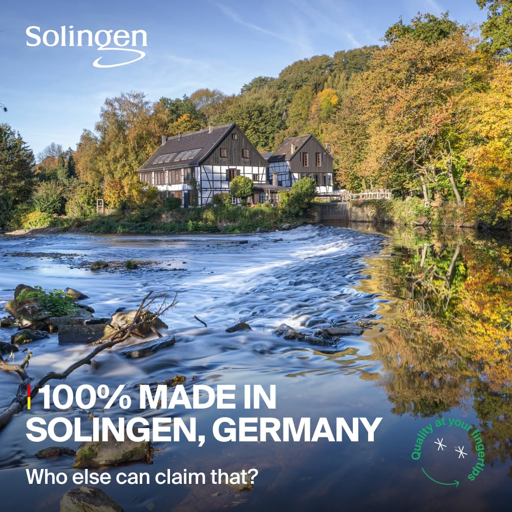 GERMANIKURE Solingen handcrafted blades reflect traditional German craftsmanship.