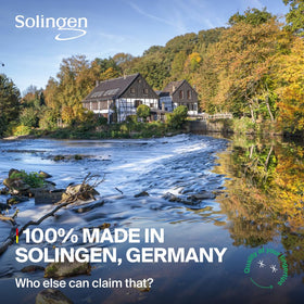 GERMANIKURE Solingen handcrafted blades reflect traditional German craftsmanship.