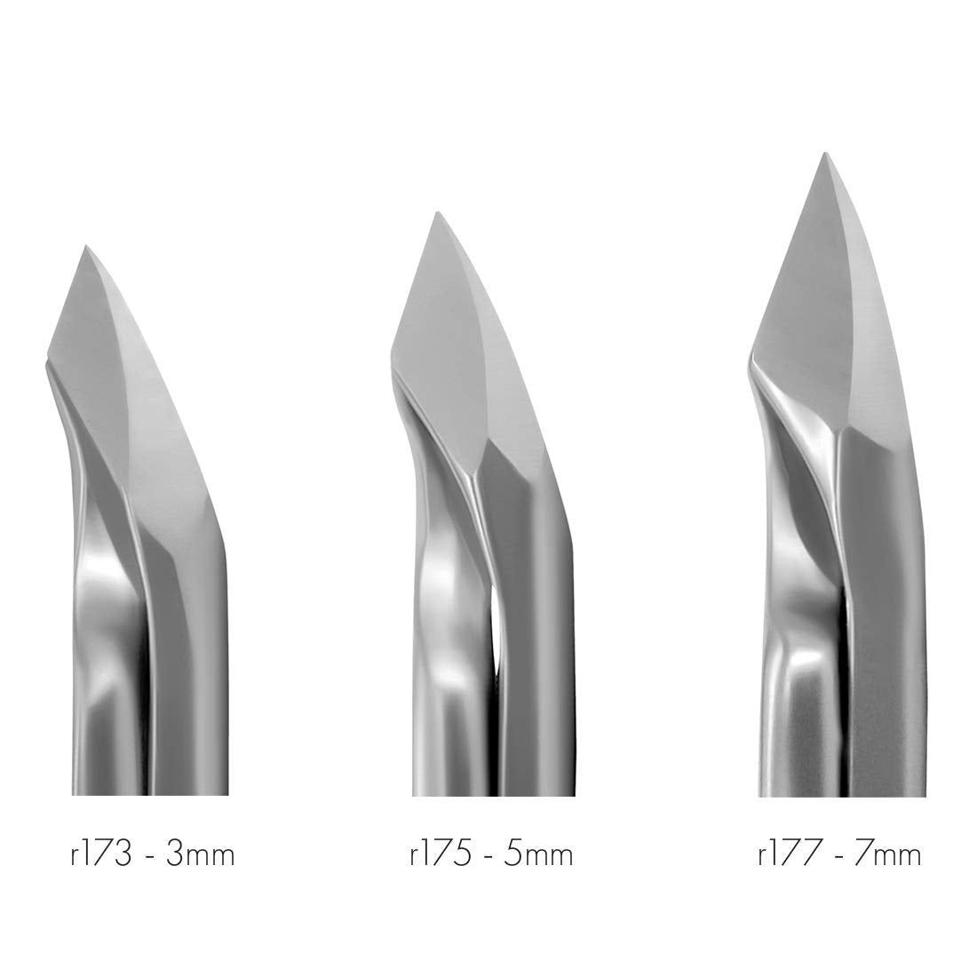 GERMANIKURE Solingen steel close-up emphasizes high-carbon stainless construction.