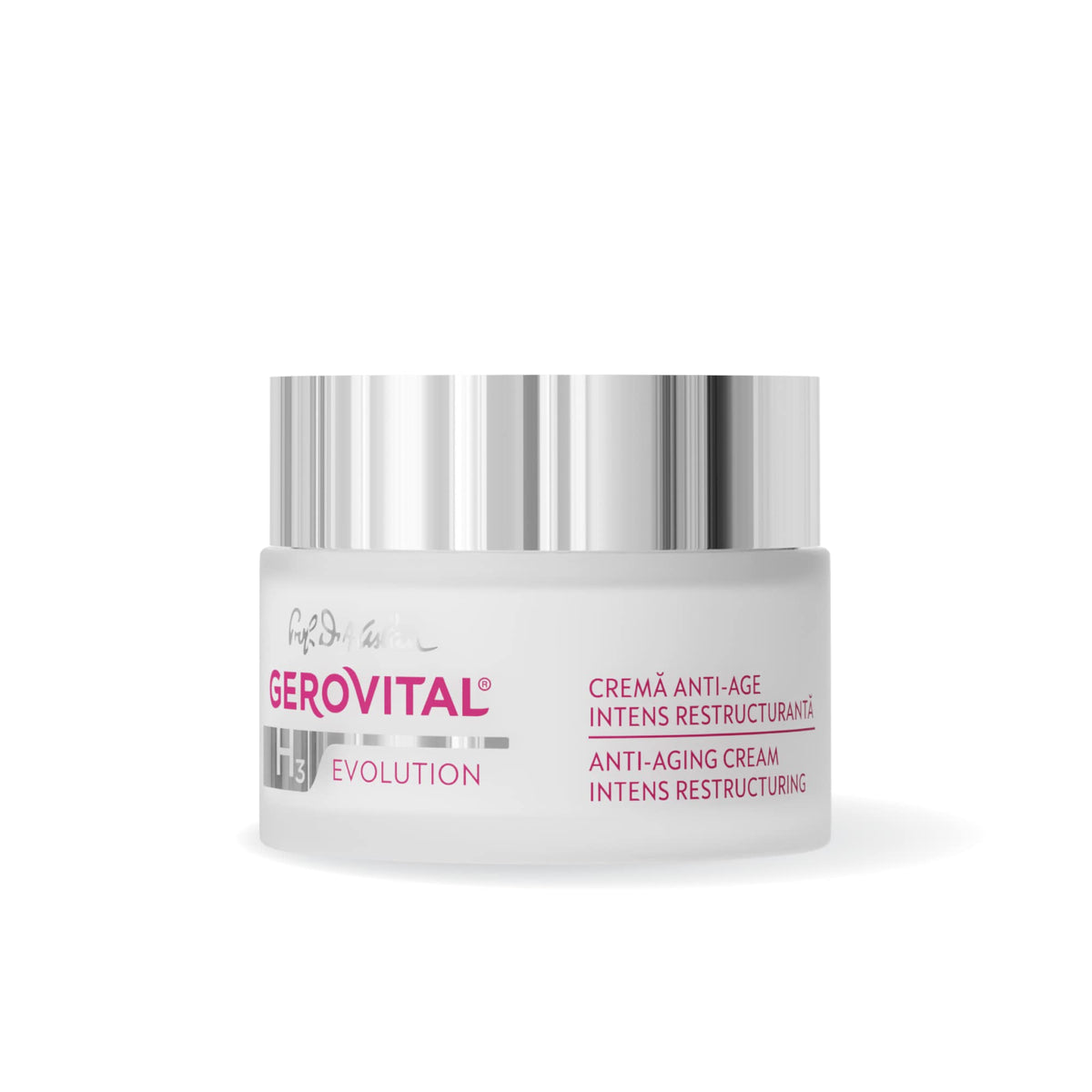 Gerovital H3 Evolution anti-aging cream bottle for night care