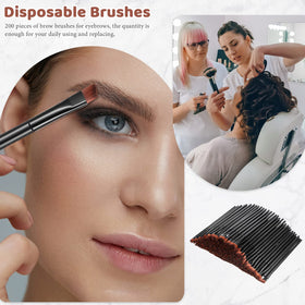 Gerrii 10 cm length brow brush for comfortable handling