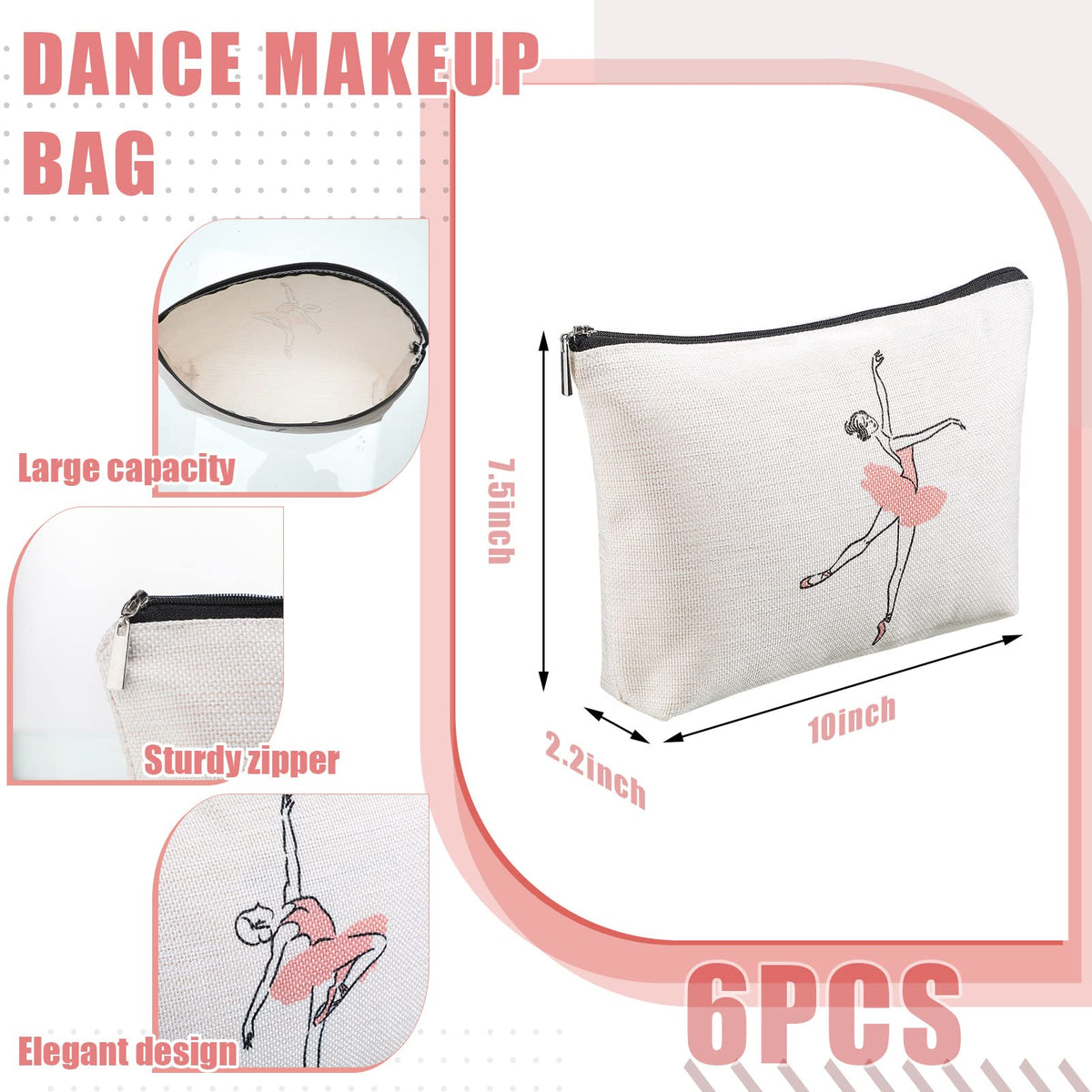 Gerrii dance theme pattern bags suitable for recitals