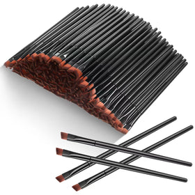 Gerrii disposable angled eyebrow brushes for precise brows on the go