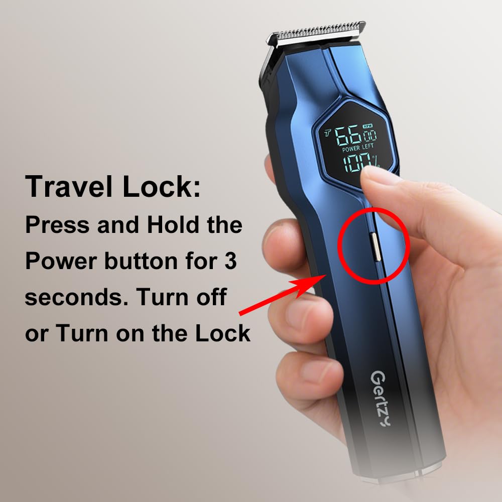GERTZY travel lock feature keeps device secure during travel