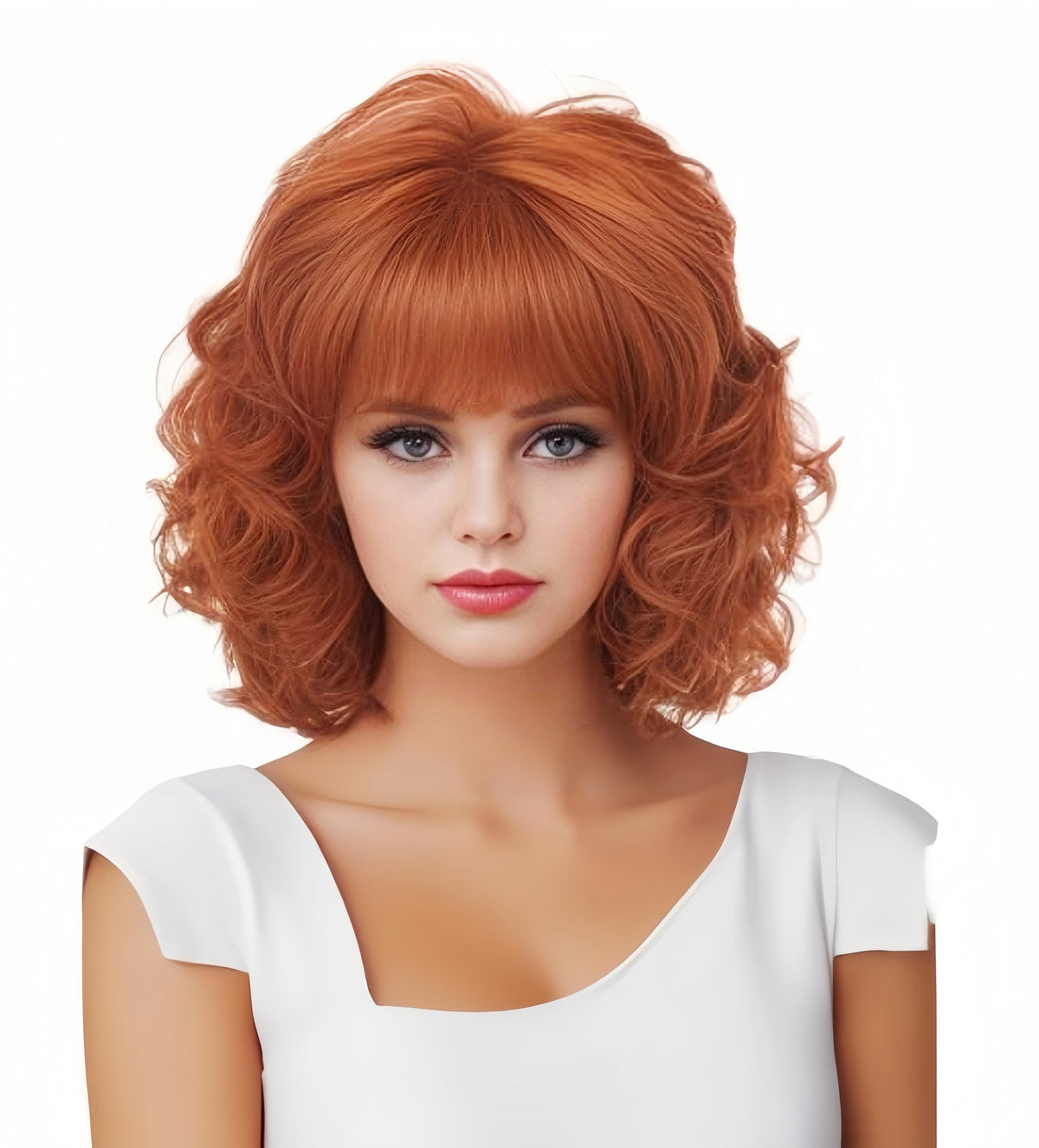 Gerulyss copper-red wig ideal for cosplay and parties