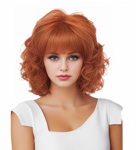 Gerulyss copper-red wig ideal for cosplay and parties