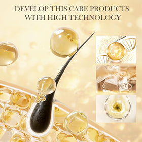 GES Hair Conditioner bottle highlights deep conditioning formula for hydrated, shiny hair