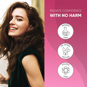 Get Back Gorgeous Hairline Powder root-touchup-on-hairline demonstrates quick concealment of visible scalp.