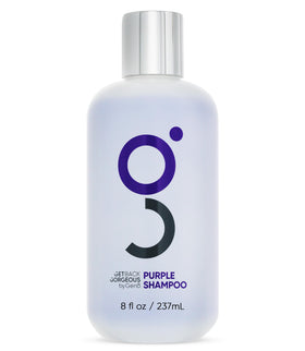 Get Back Gorgeous Purple Shampoo bottle front, ideal for maintaining cool blonde tones
