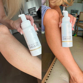 Get Into The Limelight Original Dark Self Tanner drying time of 8-12 hours.