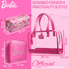 Get Trend Barbie bag with carry handles easy grab and go organization