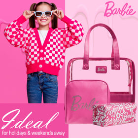 Get Trend Barbie small makeup bag perfect for compact essentials and daily touchups