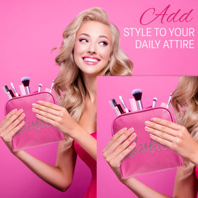 Get Trend Barbie travel pouch versatile zippered case for toiletries anywhere
