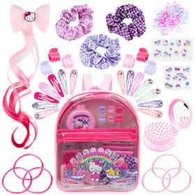 Get Trend Hello Kitty hair accessories pack front view for versatile daily styling options