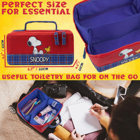 Get Trend Peanuts Snoopy Toiletry Bag gift-ready packaging for gifting