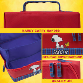 Get Trend Peanuts Snoopy Toiletry Bag on plane for compact carry-on use