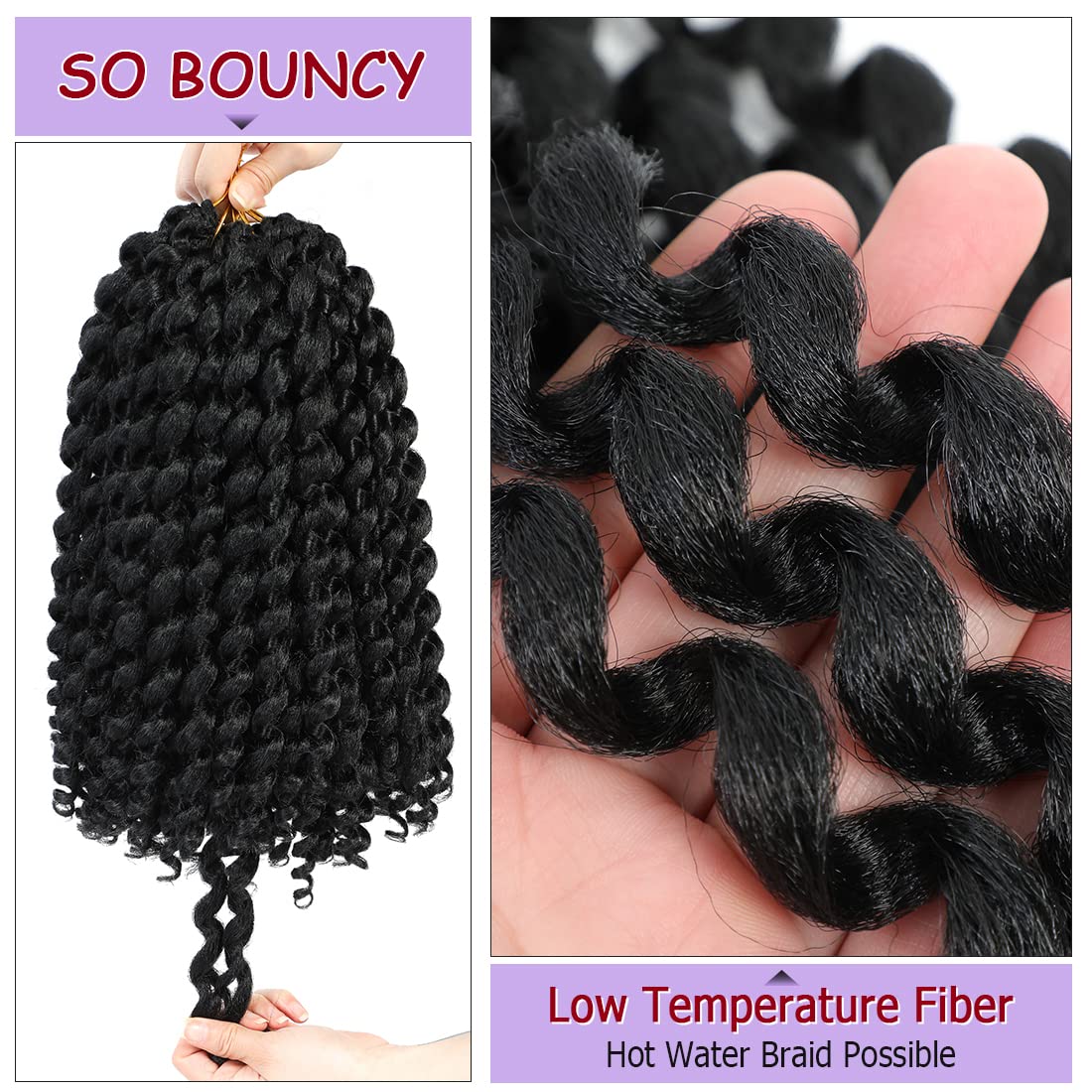 GetMaige 14-inch pieces provide longer, dramatic curls with gentle motion