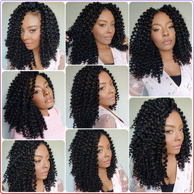 GetMaige crochet hair close-up reveals 72 roots for fuller natural look