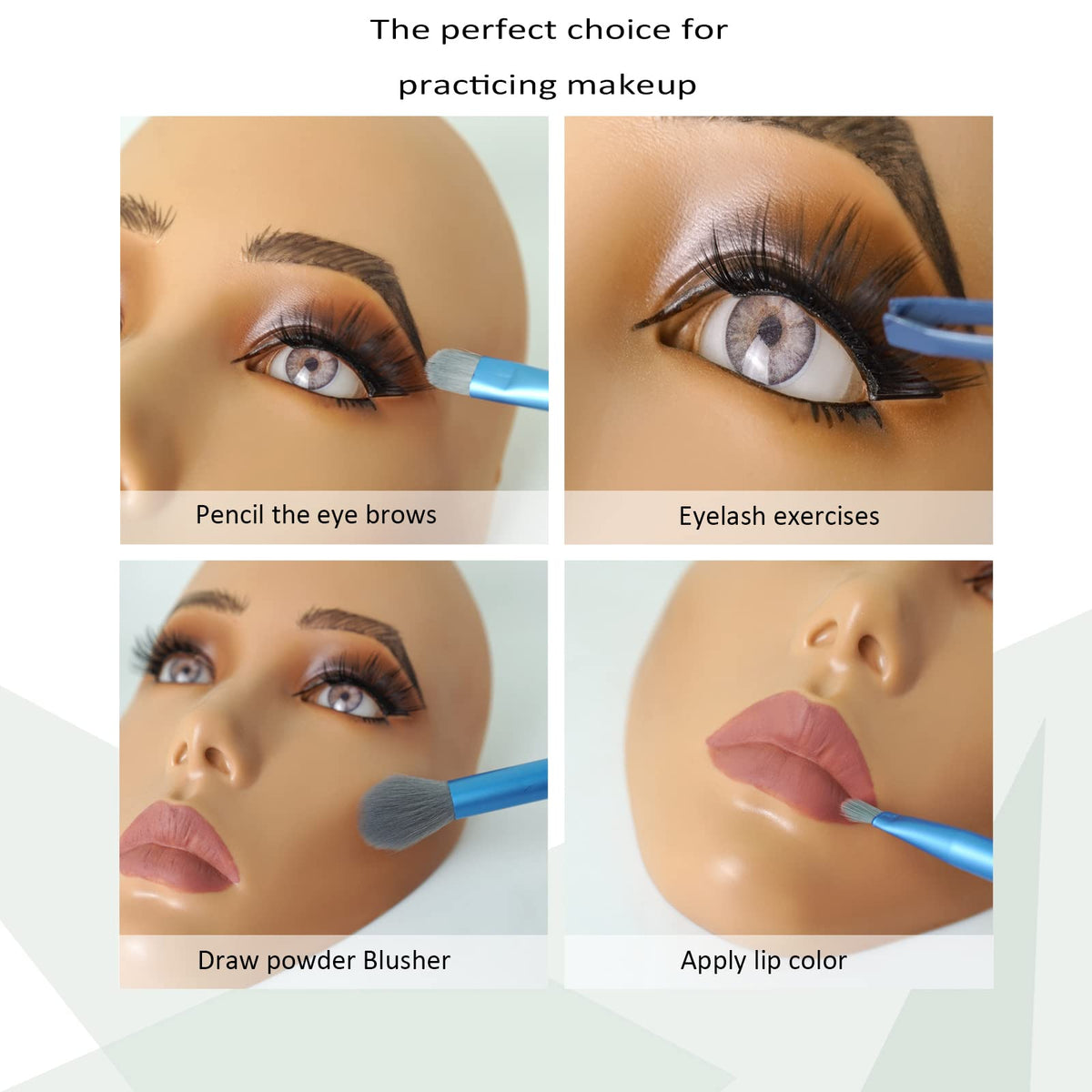 getpuchra beginner makeup practice face ideal for learning makeup application