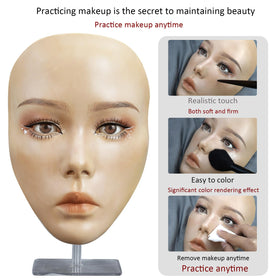 getpuchra silicone mannequin eye area for mastering eye makeup techniques