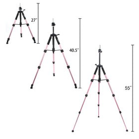 GEXWORLDWIDE GEX 55-inch tripod base features non-slip feet for stable salon setups.