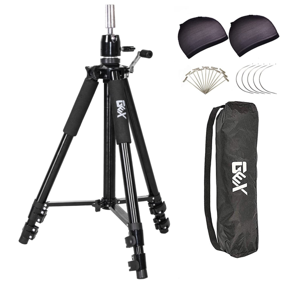 GEXWORLDWIDE GEX63inch heavy-duty stand assembly provides sturdy wig block support.