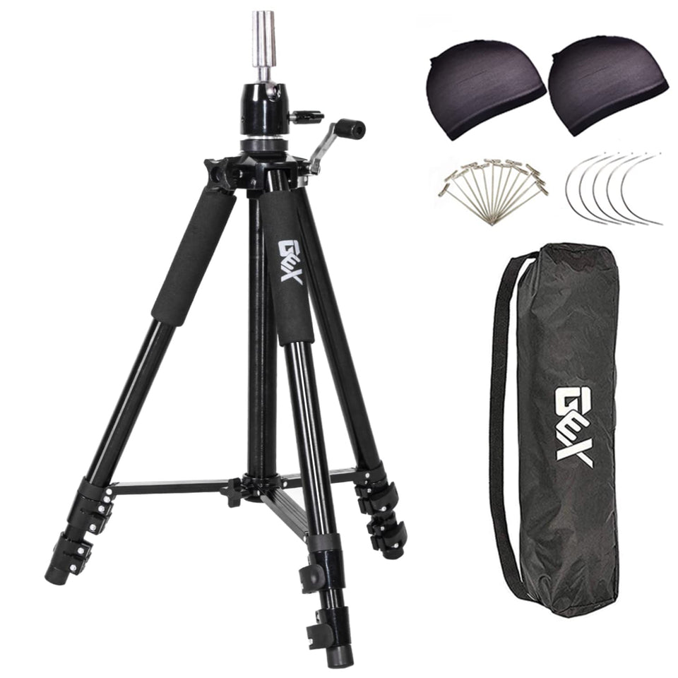GEXWORLDWIDE GEX63inch heavy-duty stand assembly provides sturdy wig block support.