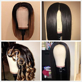 GEXWORLDWIDE pin-friendly surface supports precise wig pinning during styling.