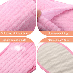 Geyoga bright color slippers help guests identify their footwear quickly