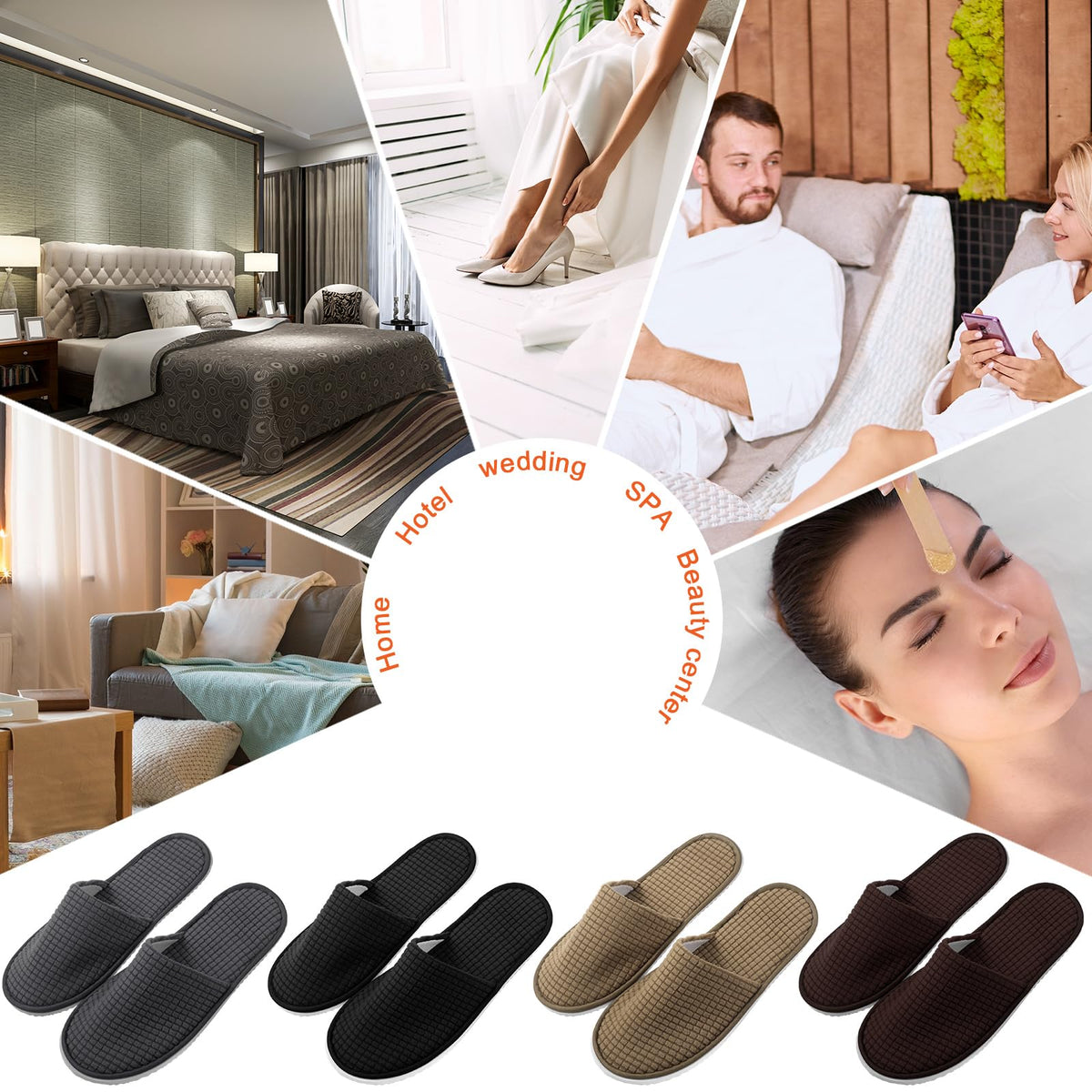 Geyoga color options in black gray white beige for easy matching