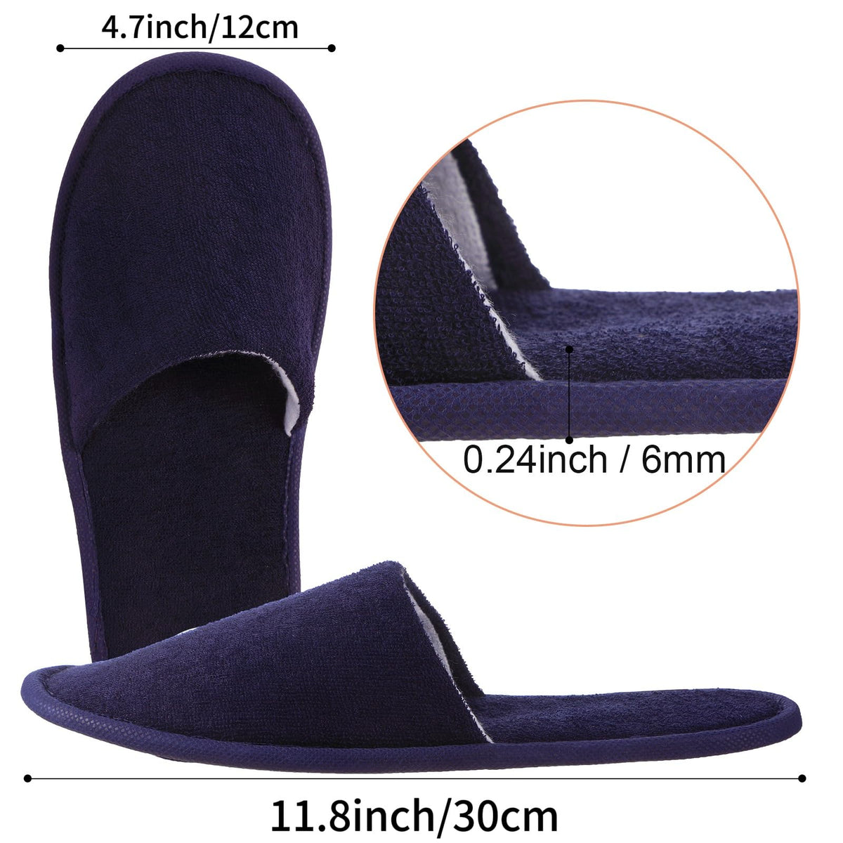 Geyoga individually wrapped slippers pack ideal for travel and hotel guests
