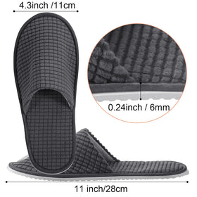 Geyoga disposable travel slippers packaging for easy packing