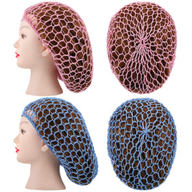 Geyoga khaki snood worn during activity to hold hair neatly in place.