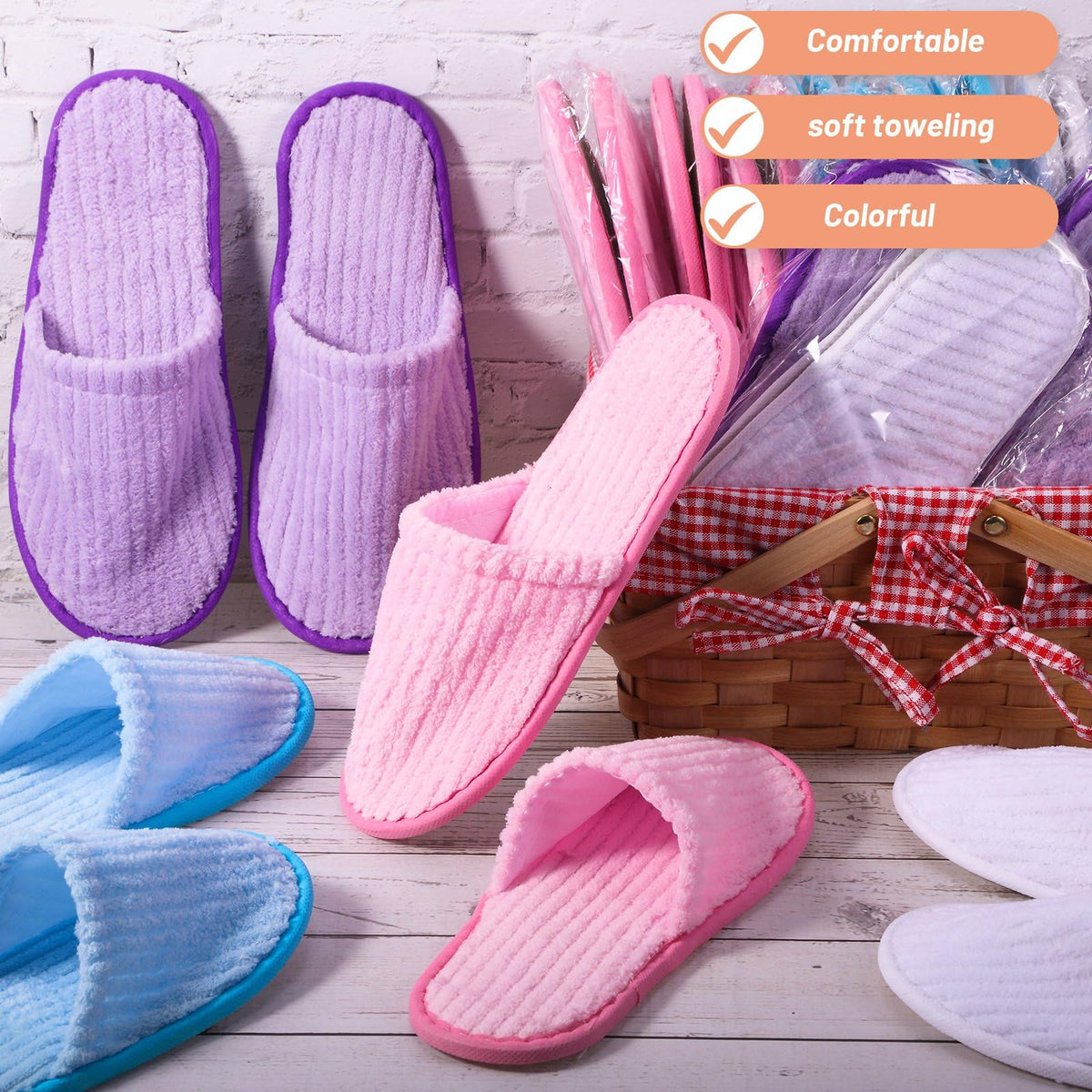 Geyoga hotel spa slippers suitable for weddings, conferences, and events
