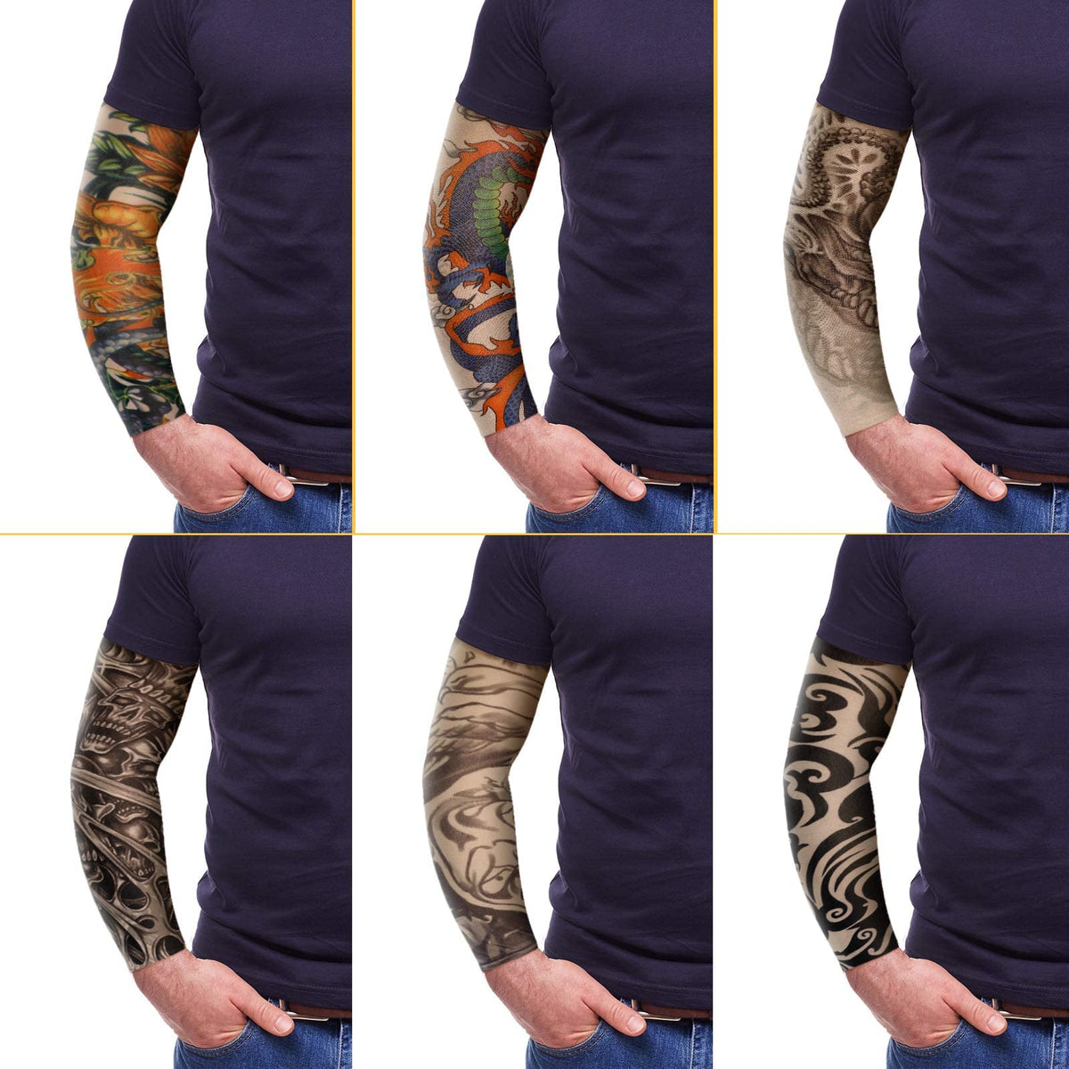 Geyoga plus-size arm sleeves with UV protection for comfortable all-day wear.