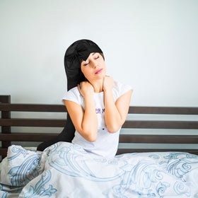 Geyoga satin braid bonnet ideal for sleep and daily hair protection