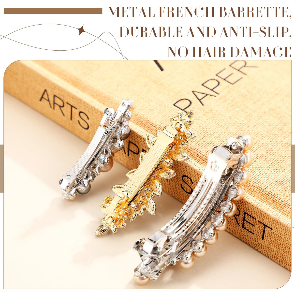 Geyoga six-piece hair pin set provides versatile styling for many outfits.