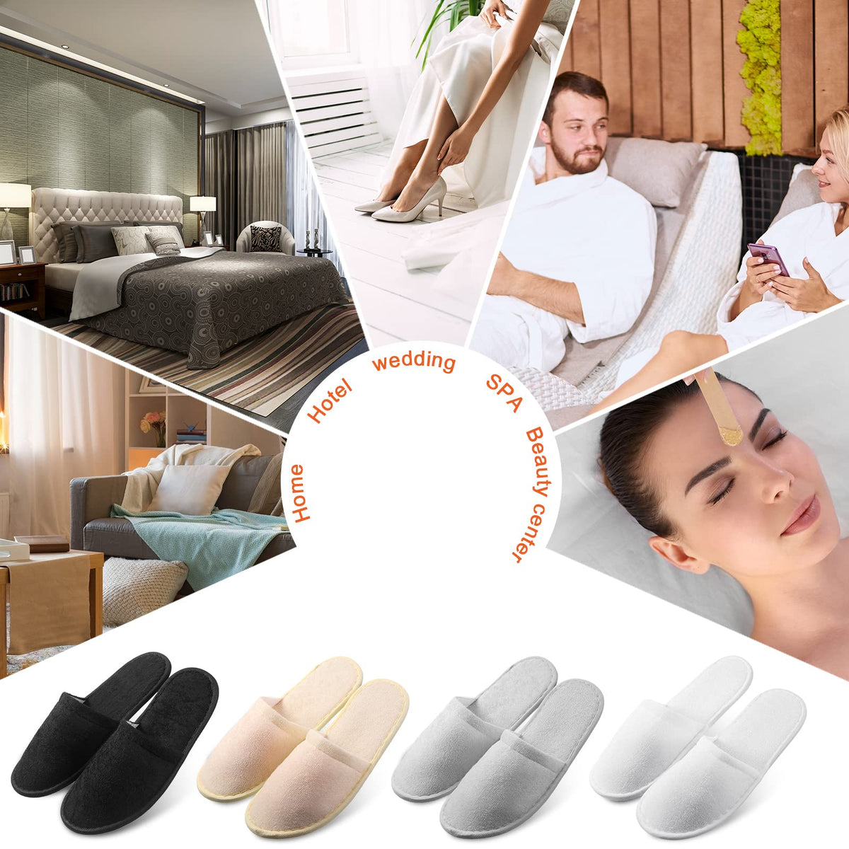 Geyoga color options white, gray, black, and khaki for easy recognition.