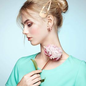 Geyoga 4inch metal snap hair clip everyday use for quick styling