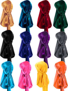 Geyoga velvet durag cap color variety supports wave patterns.