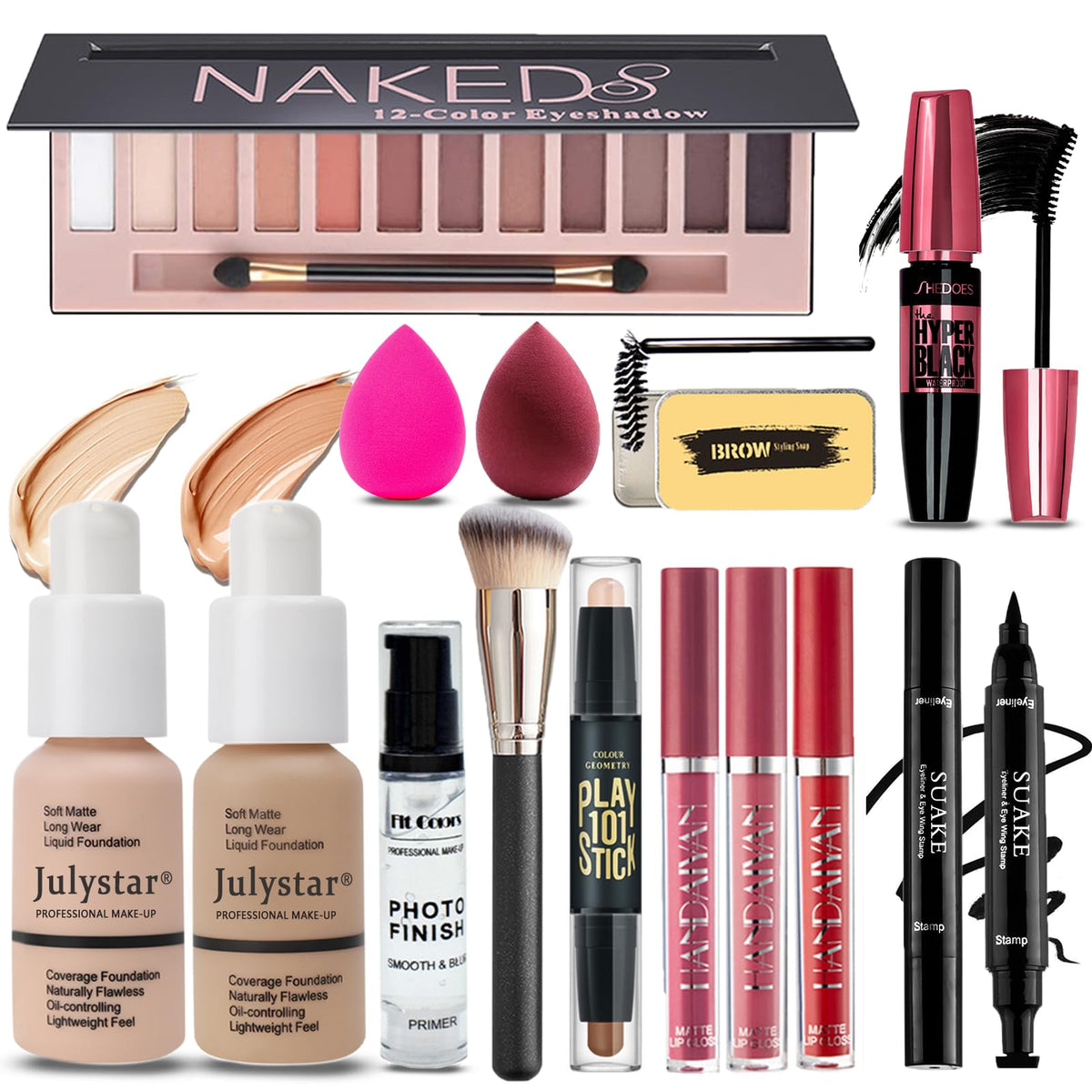 Geyomi 12-color eyeshadow palette for versatile day-to-night looks