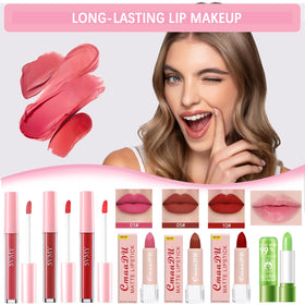 Geyomi cosmetic brush set with sponges for flawless application