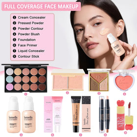 Geyomi lipstick and lip gloss set in multiple shades