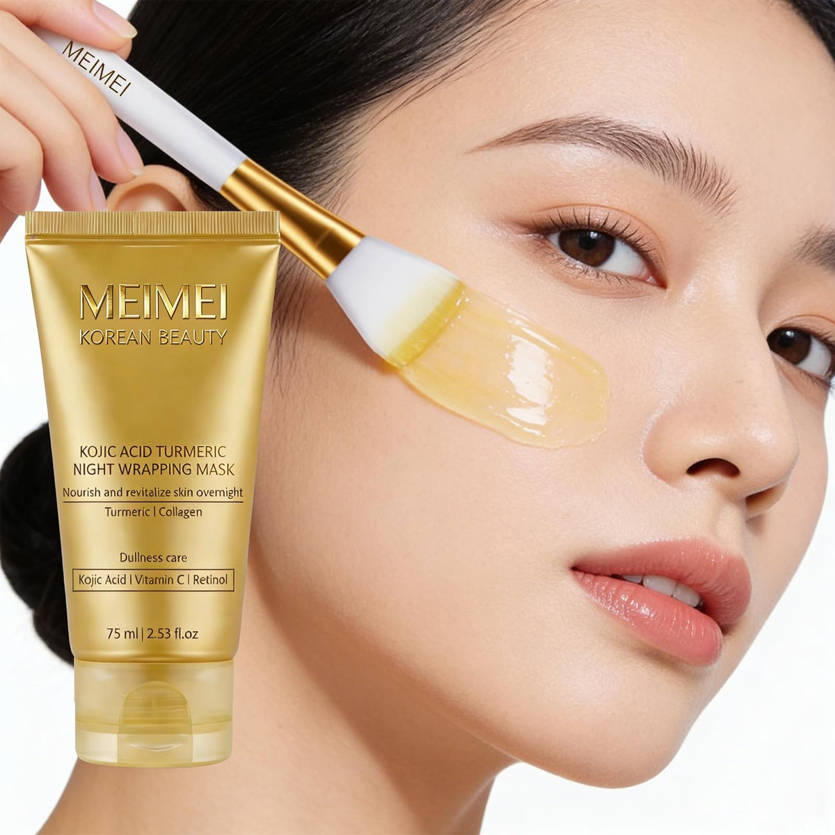 GFG Meimei glow-after-use image conveys refreshed complexion and healthy radiance.